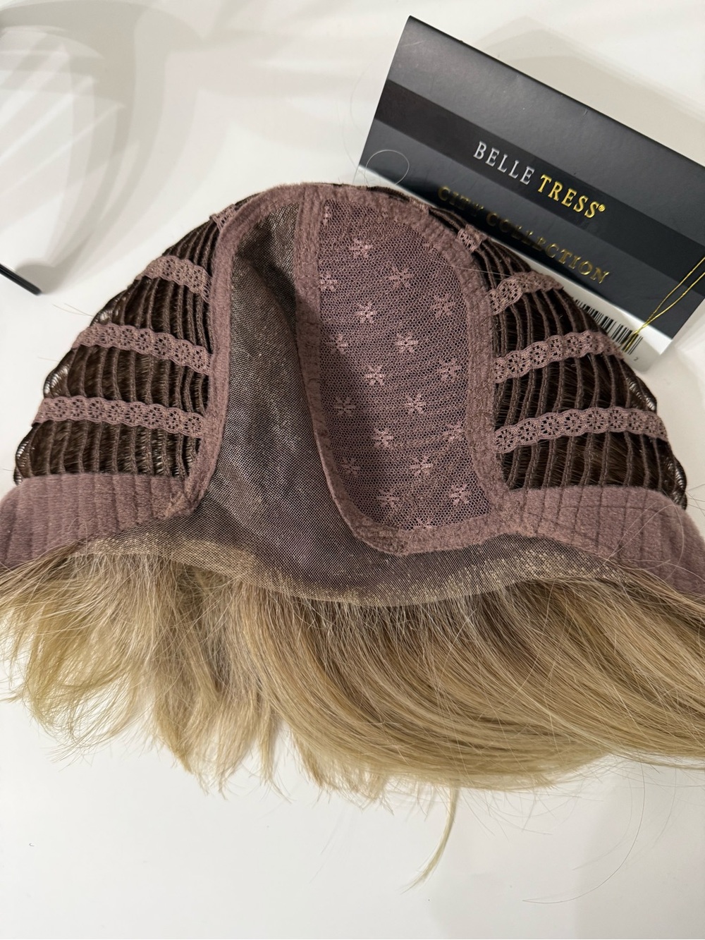 Belle Tress Lenox Wig | Beige Linen | Left Mono Part | Lace Front - Picture 6 of 7